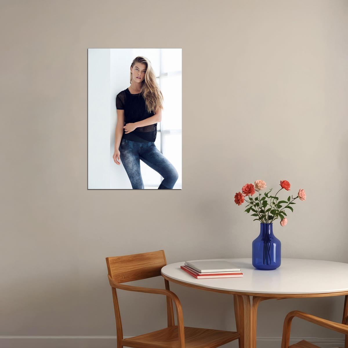 Nina Agdal Celebrity Model Movie Actress Poster Wall Art Print Home Wall Decor - xonomax
