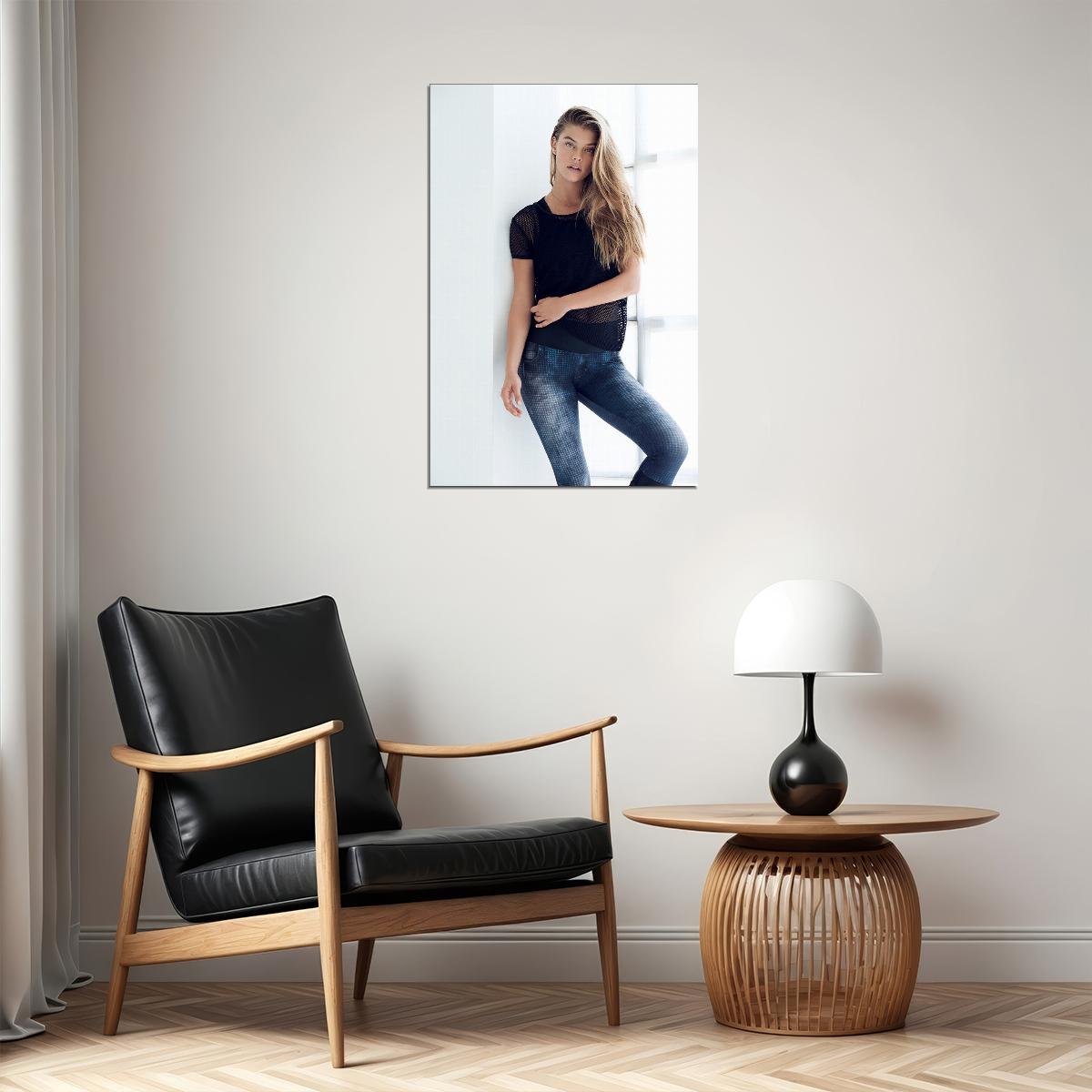 Nina Agdal Celebrity Model Movie Actress Poster Wall Art Print Home Wall Decor - xonomax