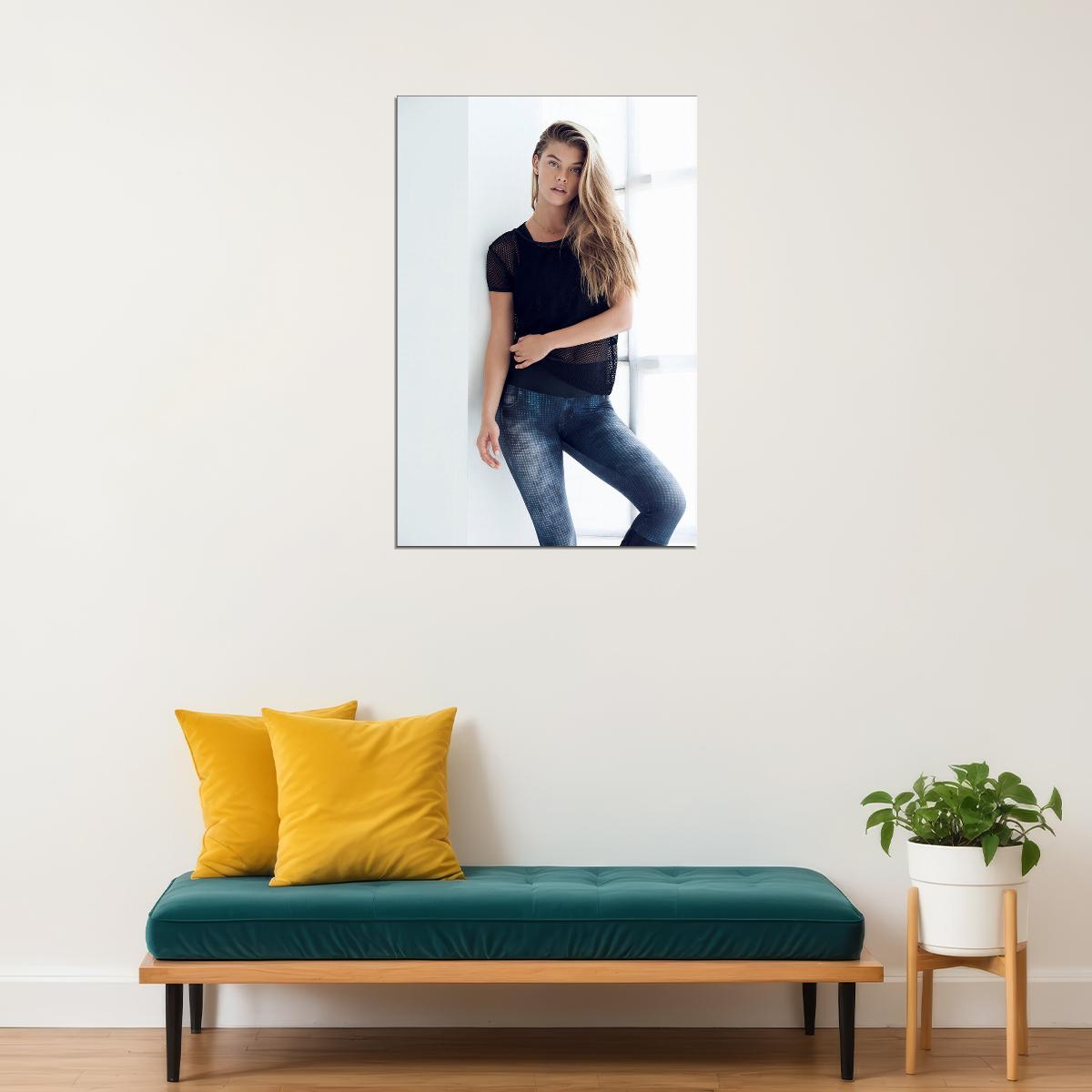 Nina Agdal Celebrity Model Movie Actress Poster Wall Art Print Home Wall Decor - xonomax