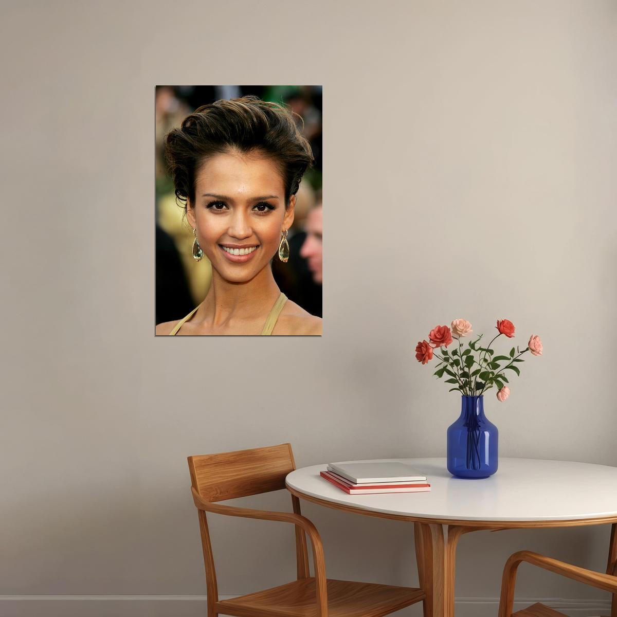 Jessica Alba Celebrity Cinema Actress Artist Poster Wall Art Print Home Wall Decor