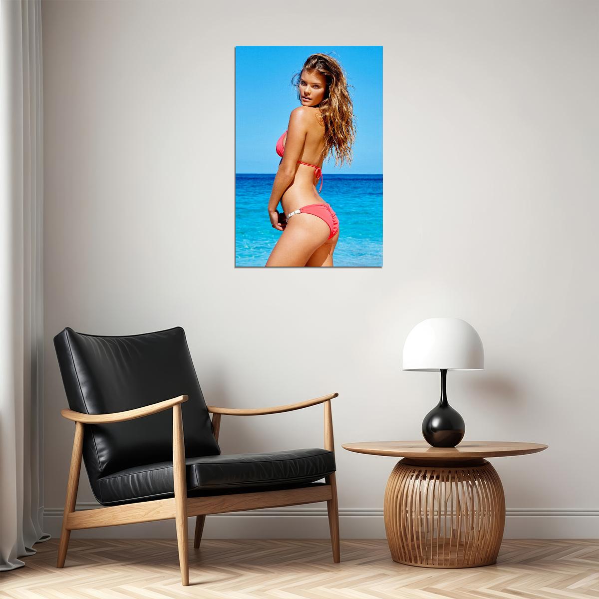 Nina Agdal Celebrity Beauty Model Movie Actress Poster Wall Art Print Home Wall Decor - xonomax