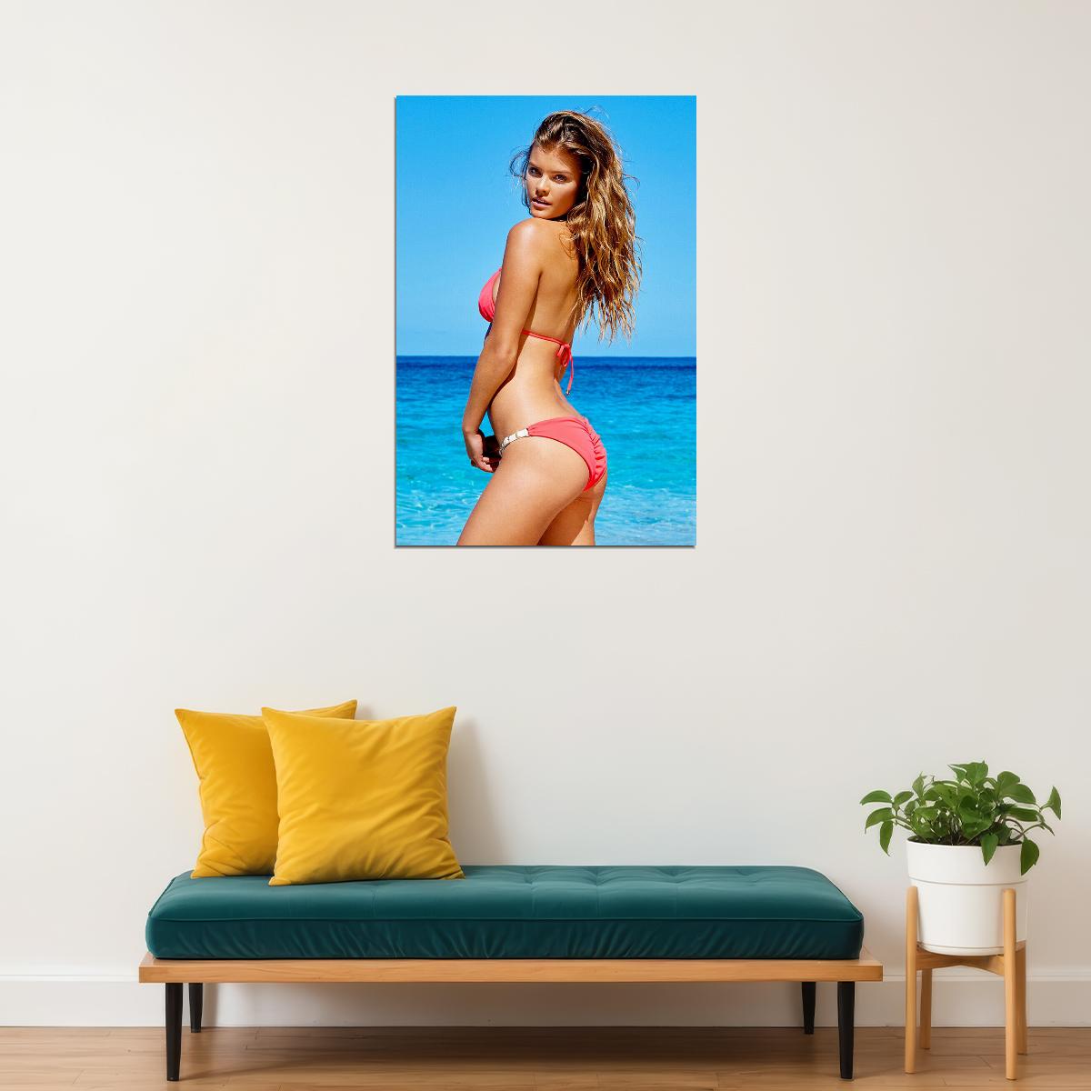 Nina Agdal Celebrity Beauty Model Movie Actress Poster Wall Art Print Home Wall Decor - xonomax