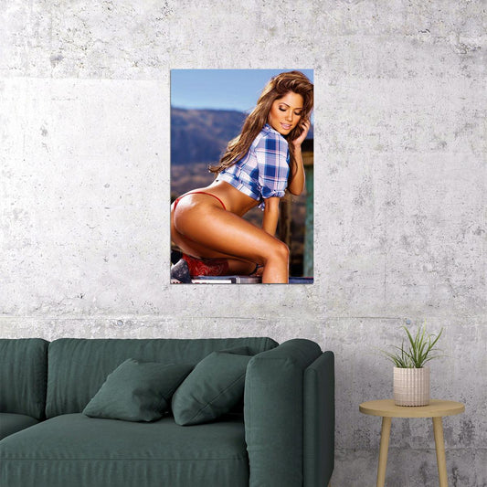 Jessica Burciaga Celebrity Beauty Actress Artist Poster Wall Art Print Home Wall Decor - xonomax