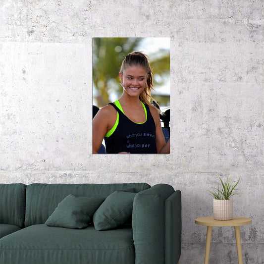 Nina Agdal Celebrity Model Cinema Actress Poster Wall Art Print Home Wall Decor - xonomax