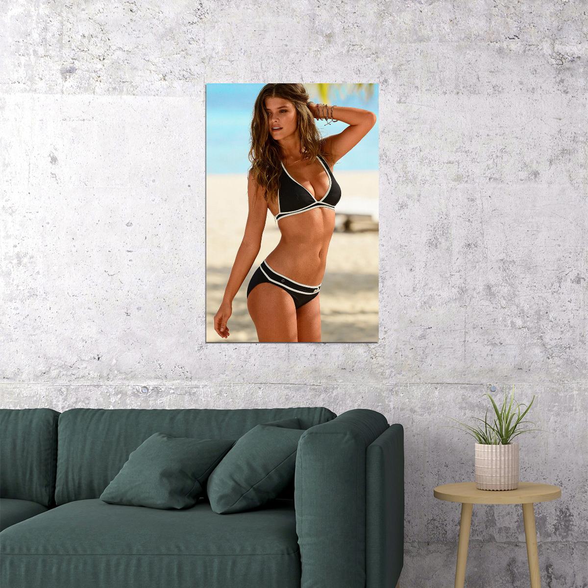 Nina Agdal Celebrity Beauty Model Movie Actor Poster Wall Art Print Home Wall Decor - xonomax