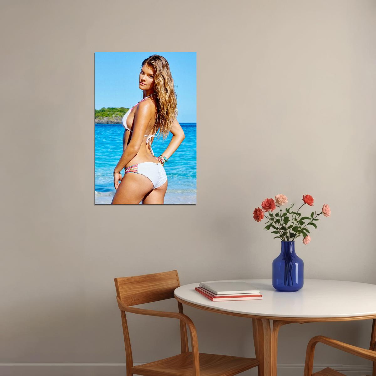 Nina Agdal Celebrity Model Movie Actor Poster Wall Art Print Home Wall Decor - xonomax
