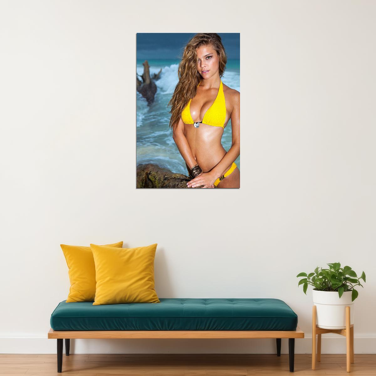 Nina Agdal Celebrity Model Cinema Actress Poster Wall Art Print Home Wall Decor