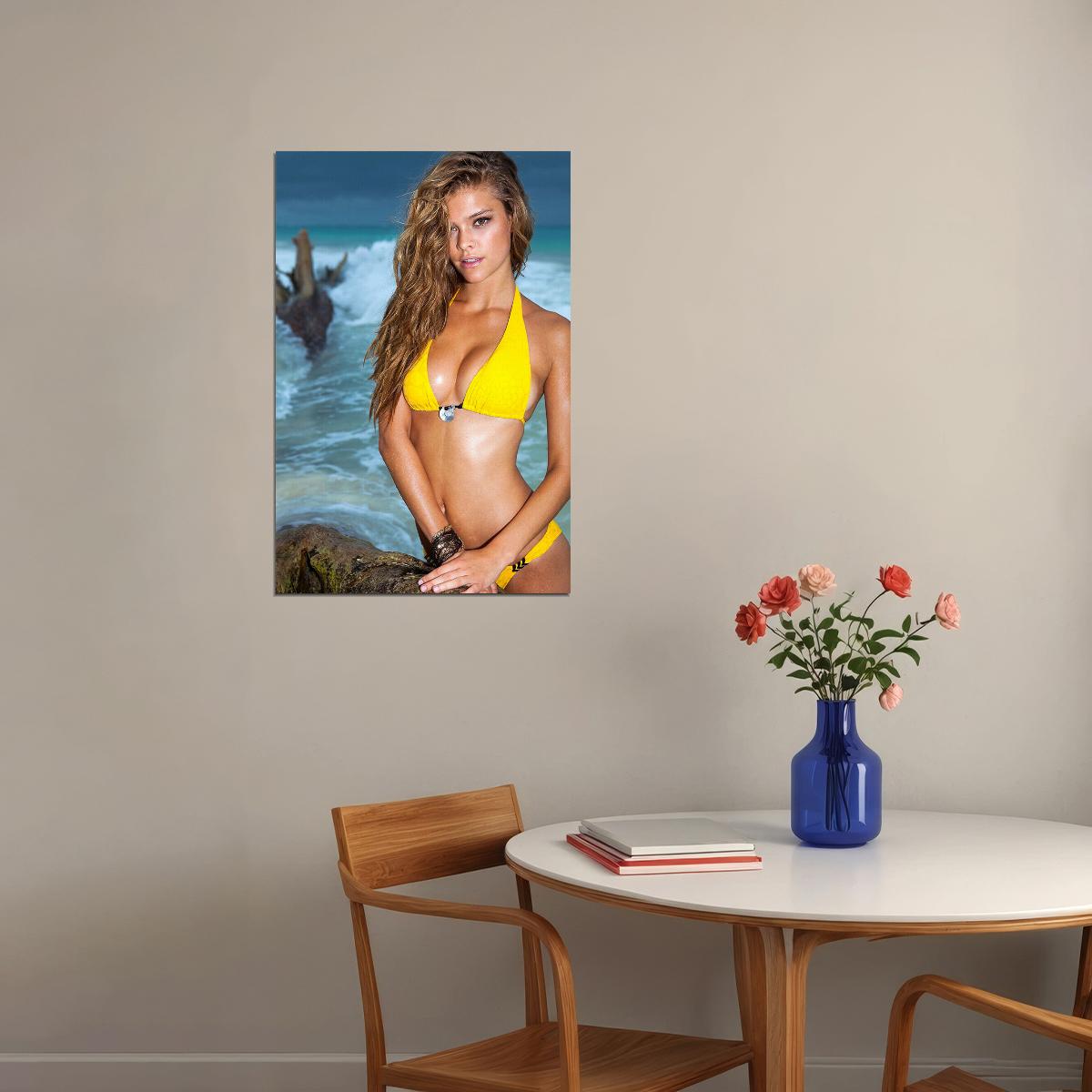 Nina Agdal Celebrity Model Cinema Actress Poster Wall Art Print Home Wall Decor