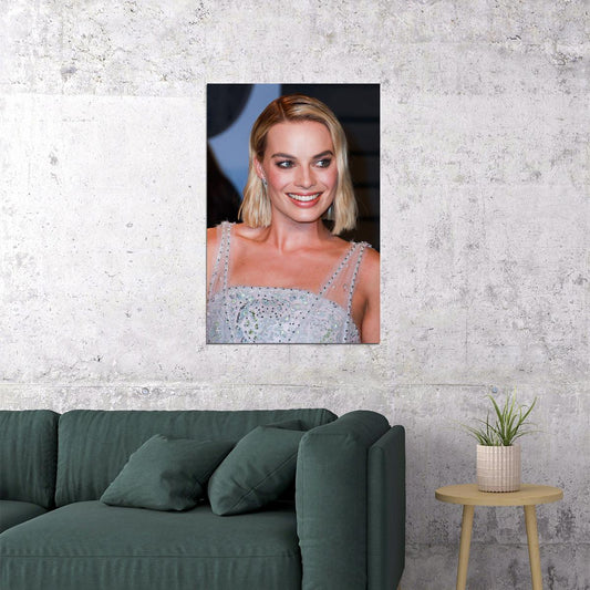 Morgot Robbie Movie Actress Beauty Artist Poster Wall Art Print Home Wall Decor - xonomax