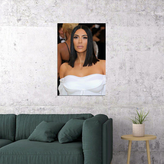 Kim Kardashian Woman Cinema Actor Society Poster Wall Art Print Home Wall Decor - xonomax