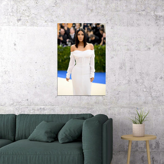 Kim Kardashian West Business Woman Actress Poster Wall Art Print Home Wall Decor - xonomax