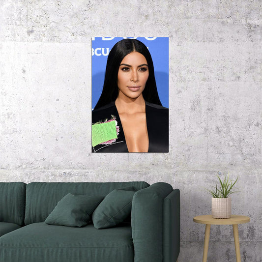 Kim Kardashian Woman Cinema Actress Designer Poster Wall Art Print Home Wall Decor - xonomax