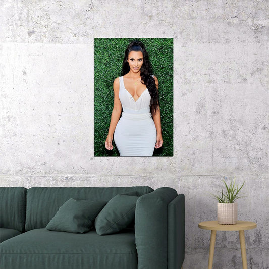 Kim Kardashian Woman Movie Actress Designer Poster Wall Art Print Home Wall Decor - xonomax