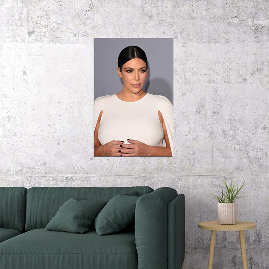 Kim Kardashian Woman Movie Actor Artist Poster Wall Art Print Home Wall Decor - xonomax