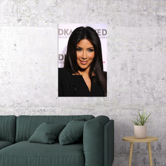 Kim Kardashian Woman Cinema Actor Artist Poster Wall Art Print Home Wall Decor - xonomax