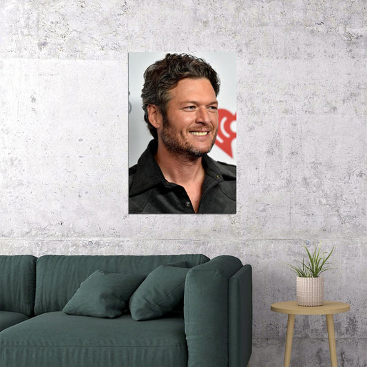 Blake Shelton Celebrity Musician Singer Music Poster Wall Art Print Home Wall Decor - xonomax
