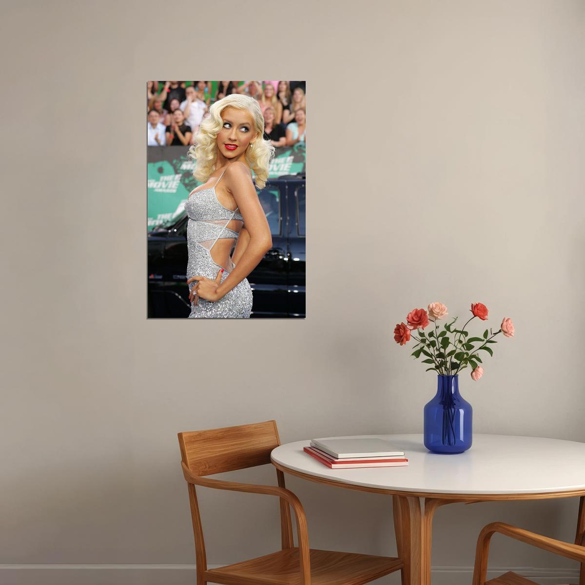 Christina Aguilera Musician Singer Actor Poster Wall Art Print Home Wall Decor - xonomax