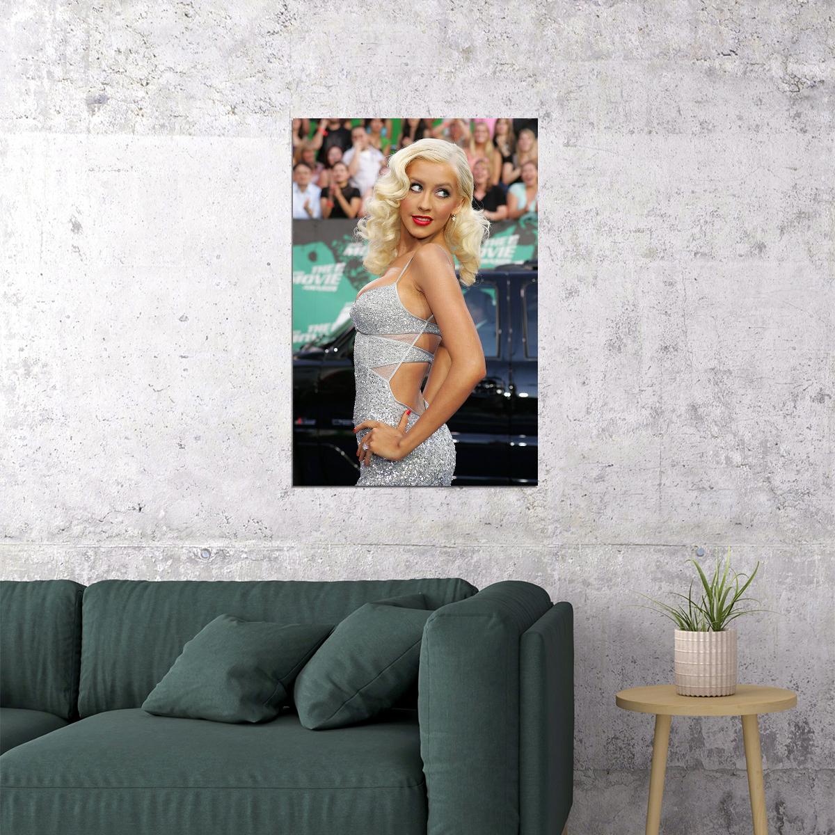 Christina Aguilera Musician Singer Actor Poster Wall Art Print Home Wall Decor - xonomax