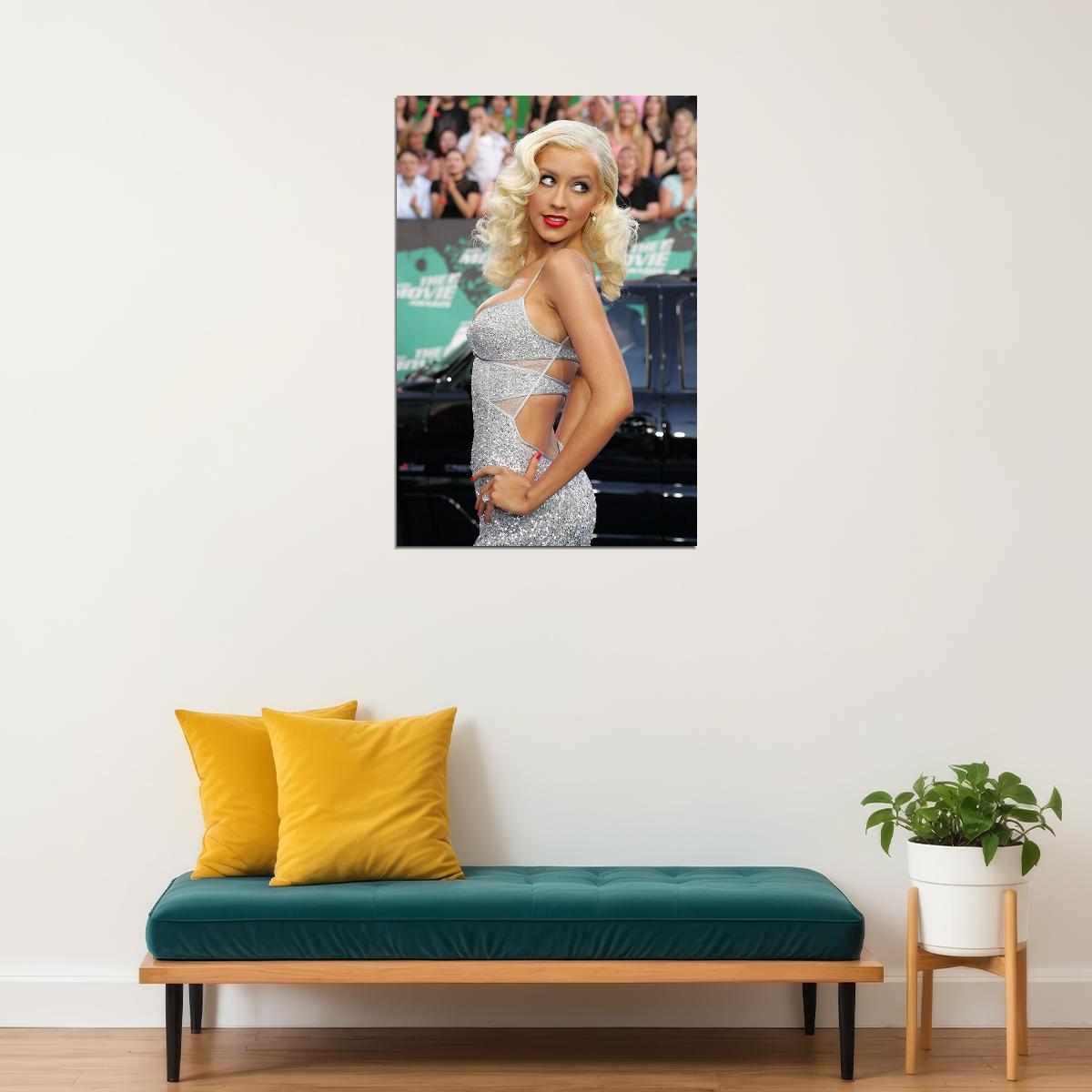 Christina Aguilera Musician Singer Actor Poster Wall Art Print Home Wall Decor - xonomax