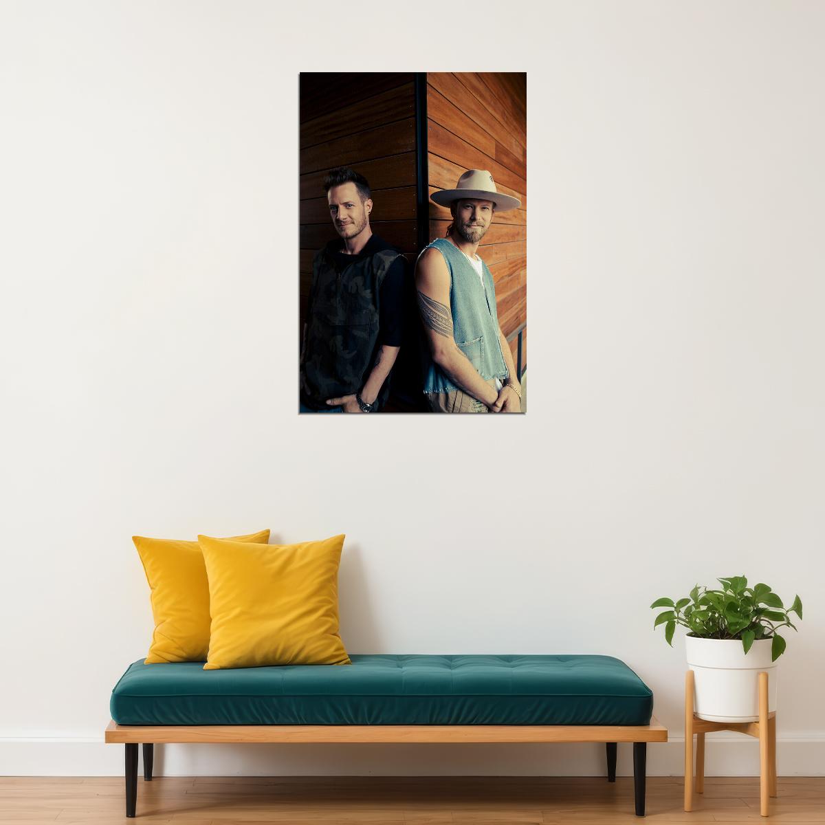 Florida Georgia Line Music Band Singer Album Poster Wall Art Print Home Wall Decor - xonomax