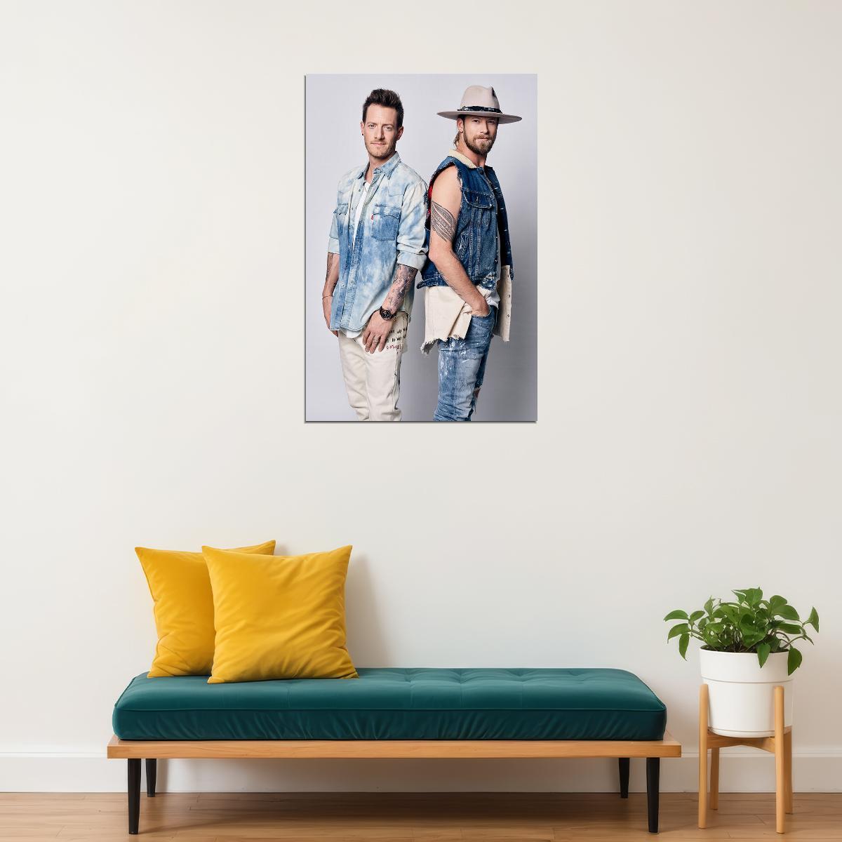 Florida Georgia Line Music Band Singer Poster Wall Art Print Home Wall Decor - xonomax