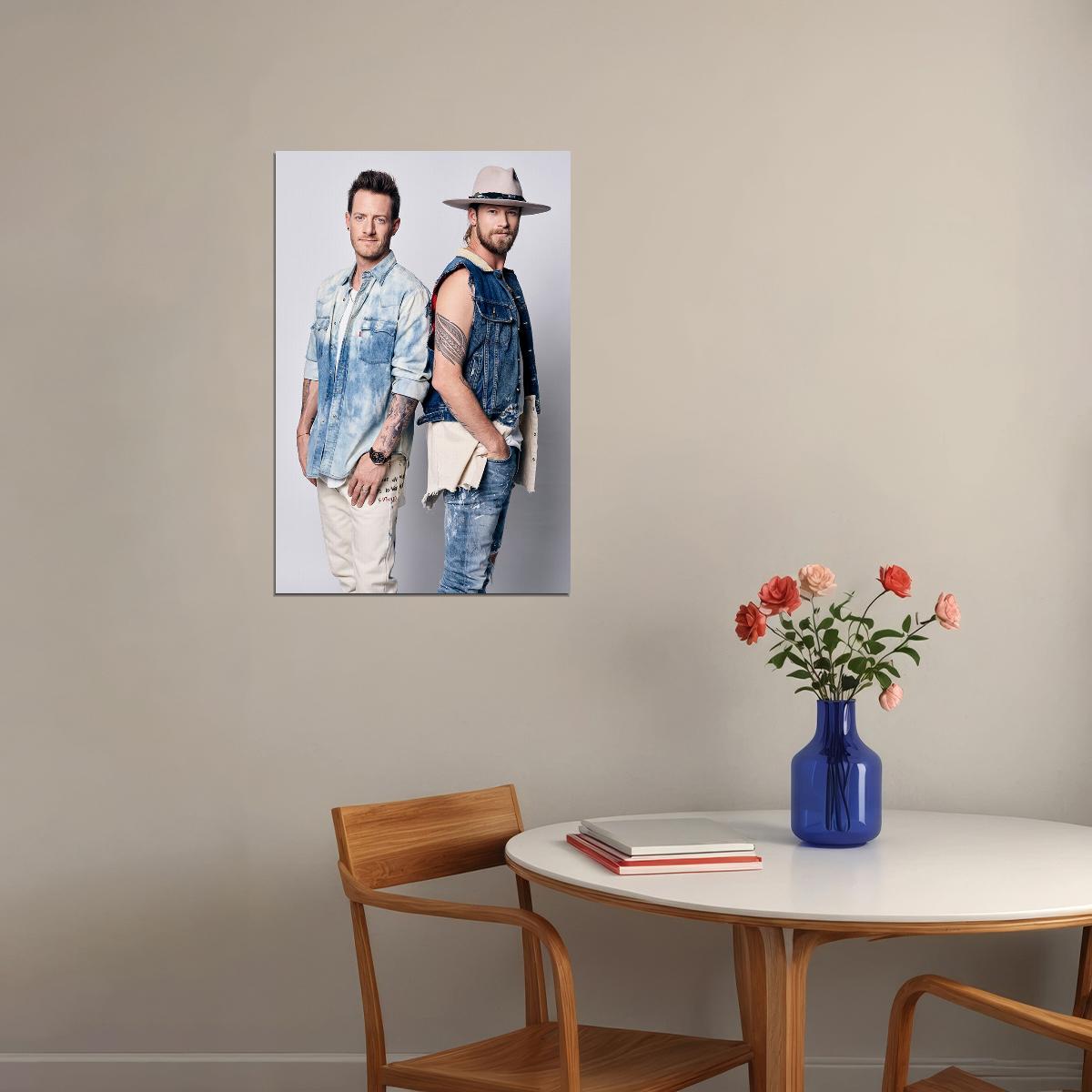 Florida Georgia Line Music Band Singer Poster Wall Art Print Home Wall Decor - xonomax