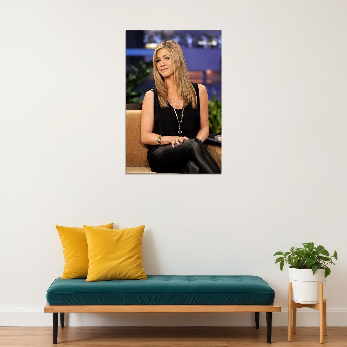 Jennifer Aniston Tv Series Actress Artist Poster Wall Art Print Home Wall Decor