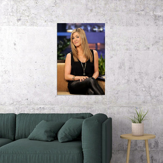 Jennifer Aniston Tv Series Actress Artist Poster Wall Art Print Home Wall Decor - xonomax