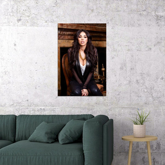 Georgia Salpa Celebrity Beauty Model Artist Poster Wall Art Print Home Wall Decor - xonomax