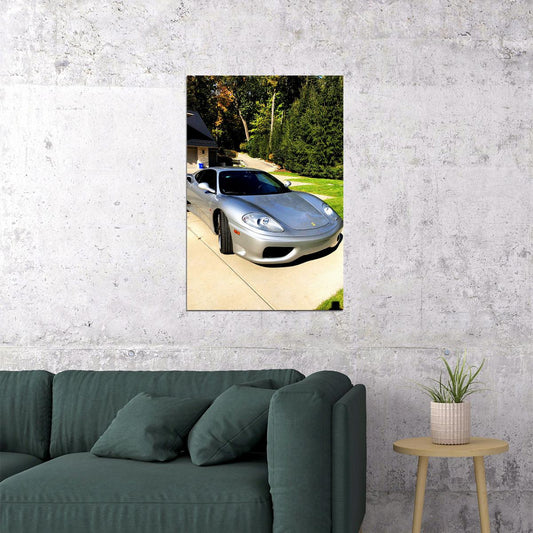 Ferrari 360 Modena Sports Car Luxury Car Racing Car Poster Wall Art Print Home Wall Decor - xonomax