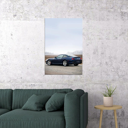 Ferrari 575 Maranello Sports Car Racing Car Poster Wall Art Print Home Wall Decor - xonomax