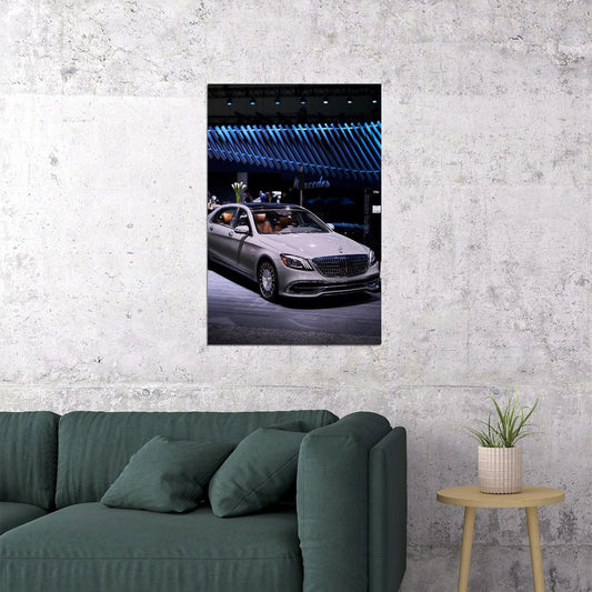 Mercedes Benz Maybach Cutaway Sports Car Luxary Car Poster Wall Art Print Home Wall Decor - xonomax