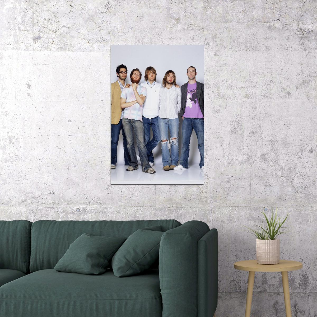 Maroon 5 Rock Group Album Singer Musician Poster Wall Art Print Home Wall Decor - xonomax