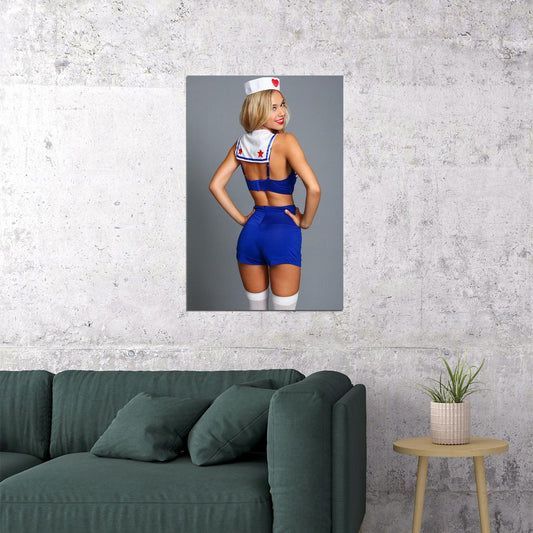 Alexis Ren Internet Celebrities Beauty Fashion Poster Wall Art Print Home Wall Decor - xonomax