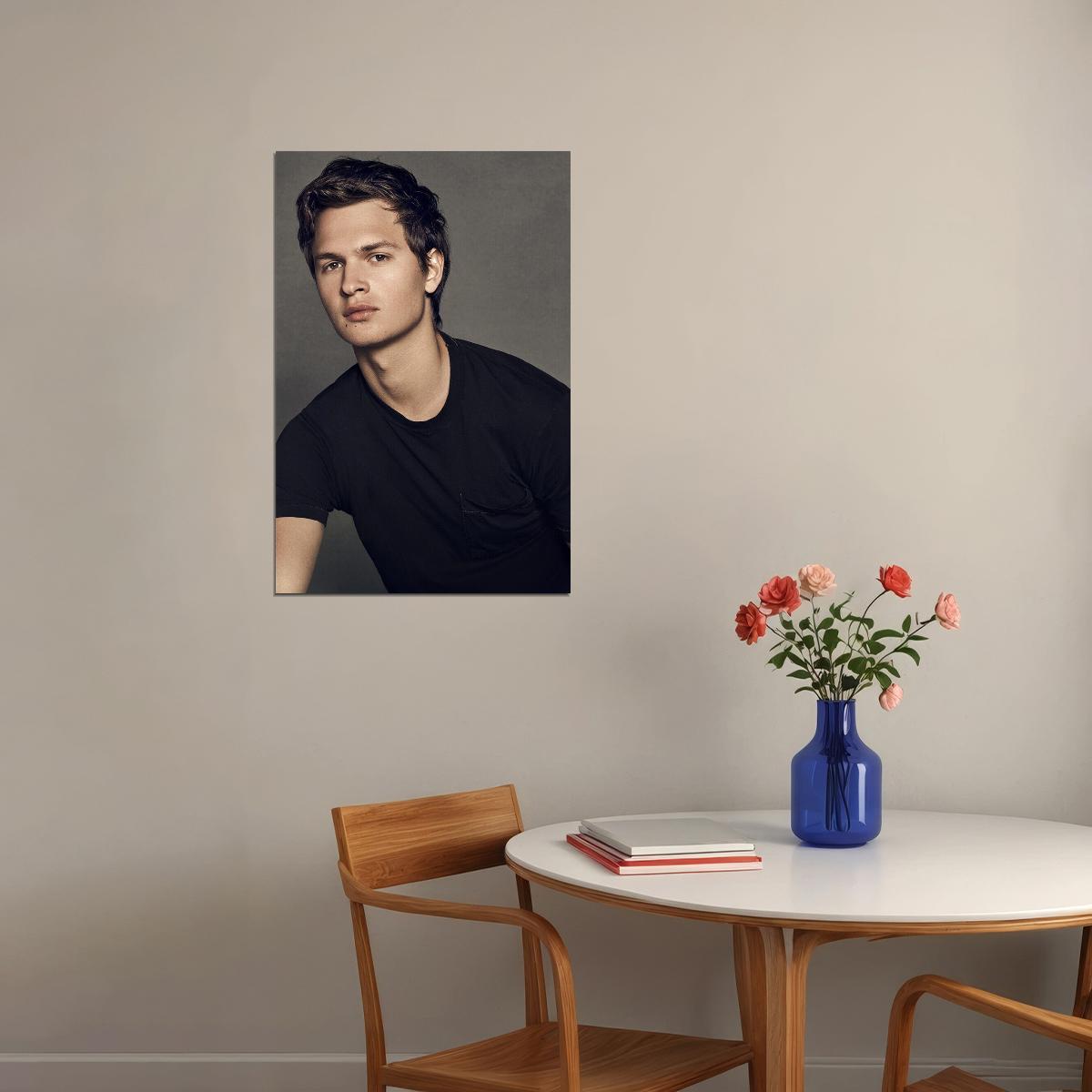 Ansel Elgort Celebrity Cinema Actress Musician Poster Wall Art Print Home Wall Decor - xonomax