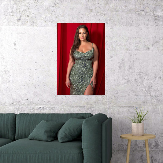 Ashley Graham Celebrity Tv Presenter Artist Model Poster Wall Art Print Home Wall Decor - xonomax