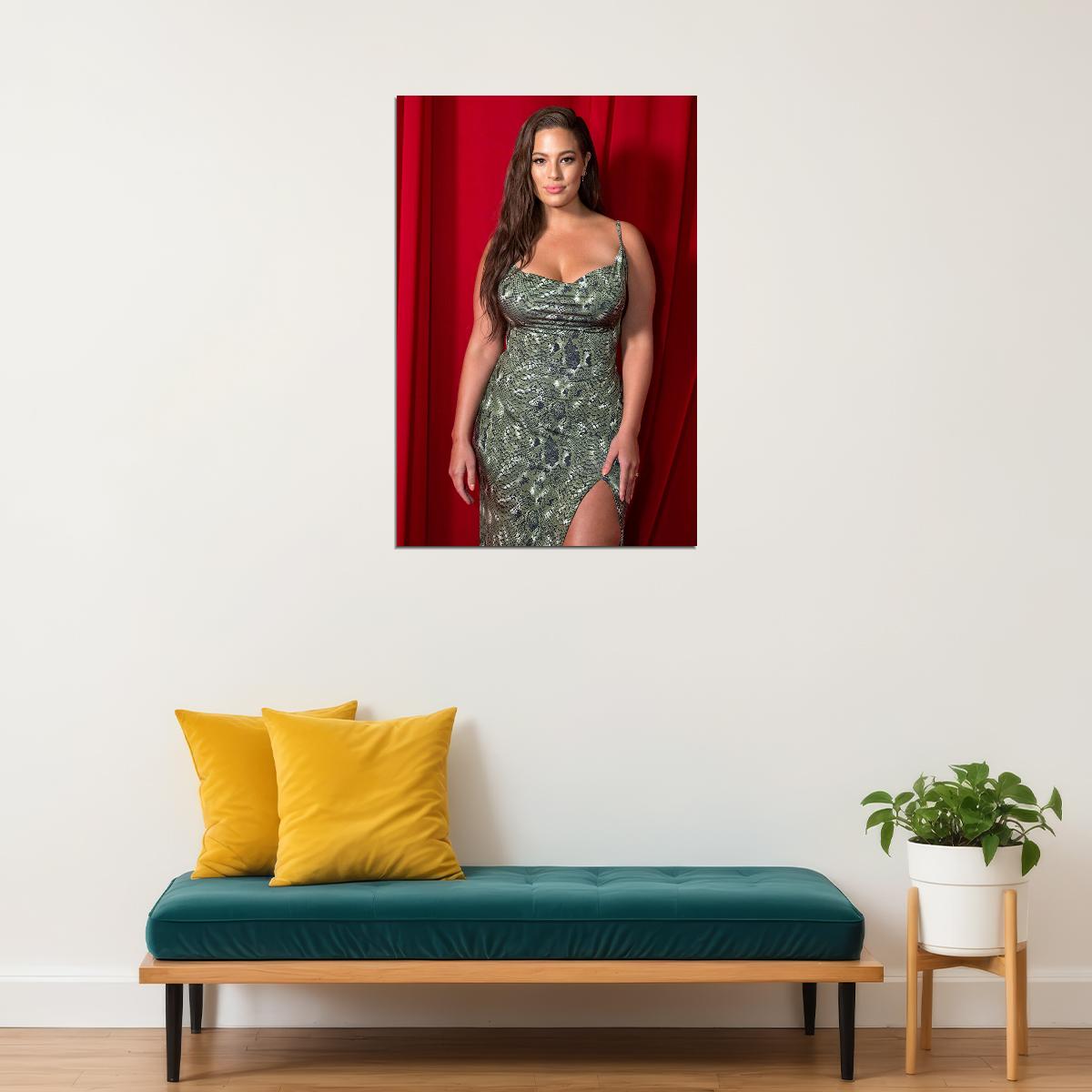 Ashley Graham Celebrity Tv Presenter Artist Model Poster Wall Art Print Home Wall Decor - xonomax