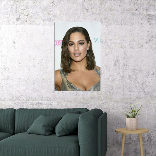 Ashley Graham Celebrity Tv Presenter Beauty Artist Poster Wall Art Print Home Wall Decor - xonomax