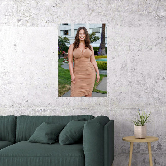 Ashley Graham Celebrity Tv Presenter Model Artist Poster Wall Art Print Home Wall Decor - xonomax