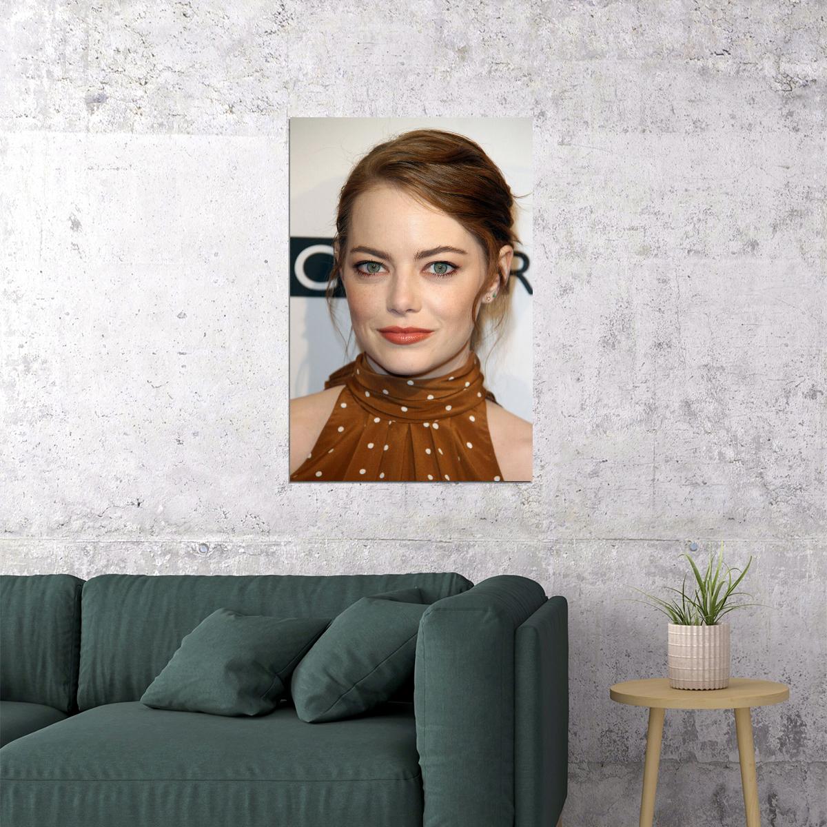 Emma Stone Celebrity Tv Series Actor Voice Actor Poster Wall Art Print Home Wall Decor - xonomax