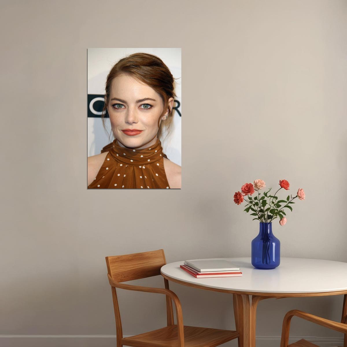 Emma Stone Celebrity Tv Series Actor Voice Actor Poster Wall Art Print Home Wall Decor - xonomax