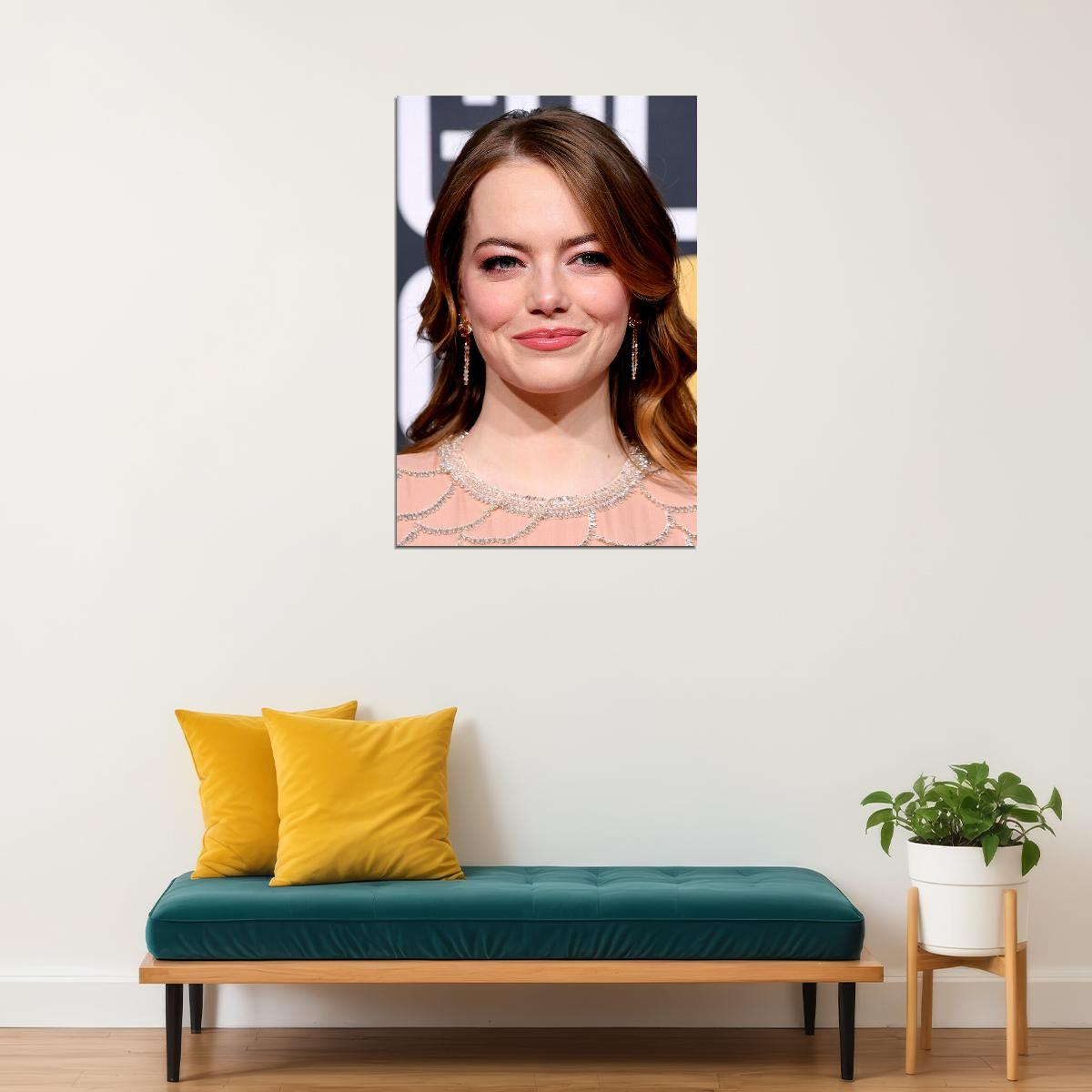 Emma Stone Celebrity Tv Series Actress Voice Actor Poster Wall Art Print Home Wall Decor - xonomax
