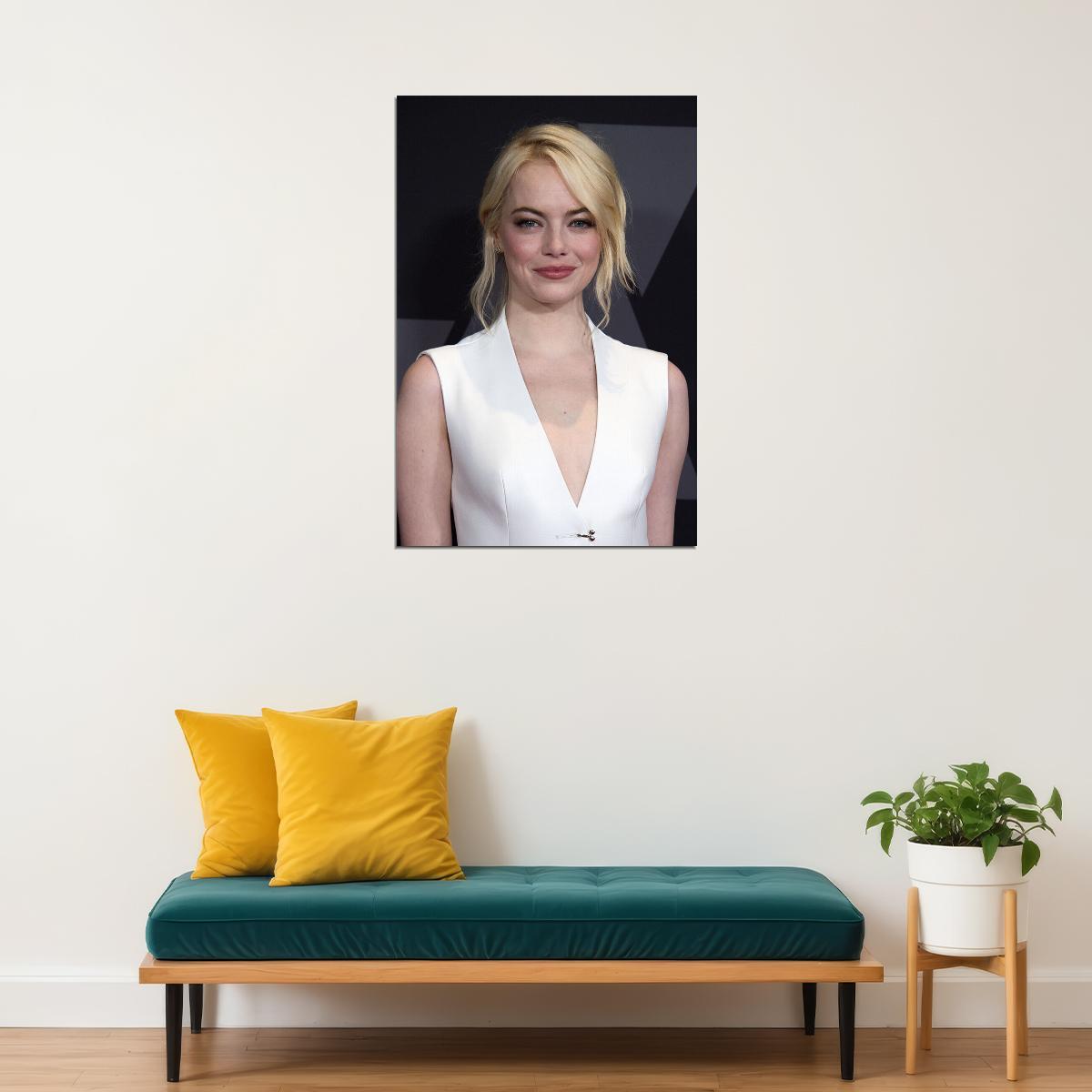 Emma Stone Celebrity Tv Series Actress Artist Poster Wall Art Print Home Wall Decor - xonomax