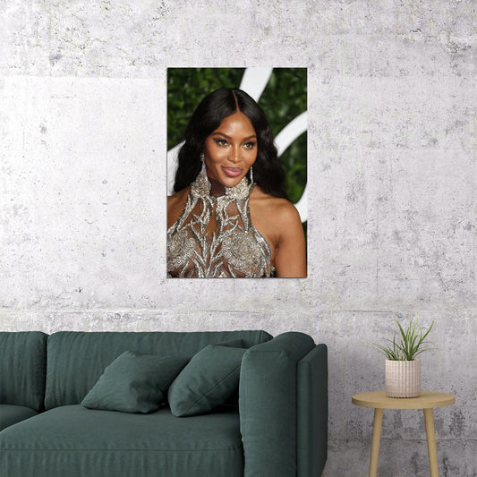 Naomi Campbell Celebrity Model Cinema Actress Poster Wall Art Print Home Wall Decor - xonomax