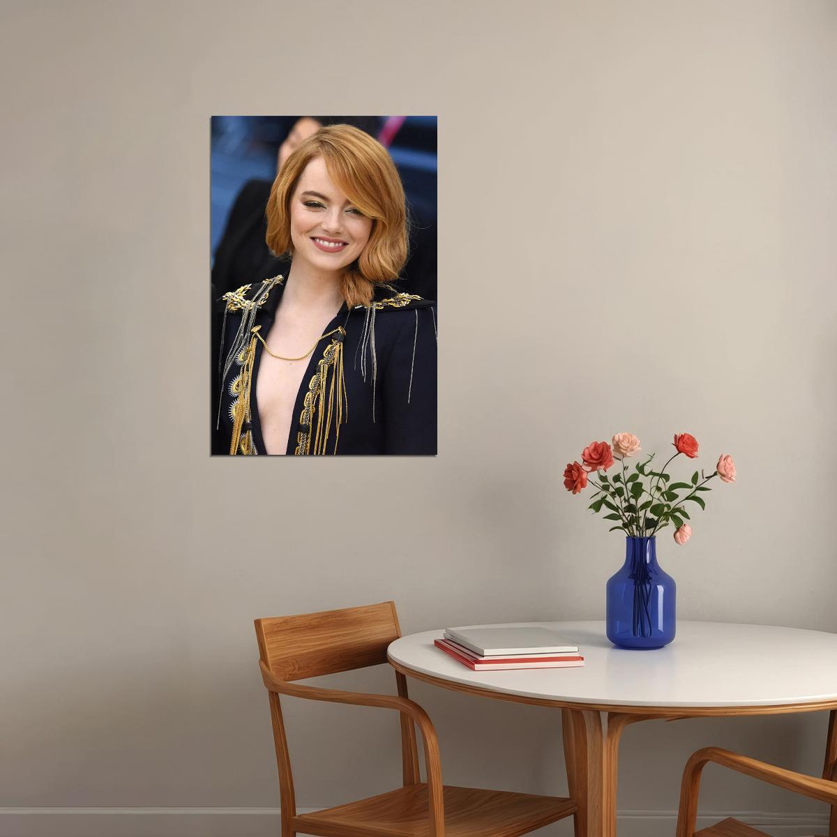 Emma Stone Celebrity Tv Series Actor Artist Poster Wall Art Print Home Wall Decor - xonomax