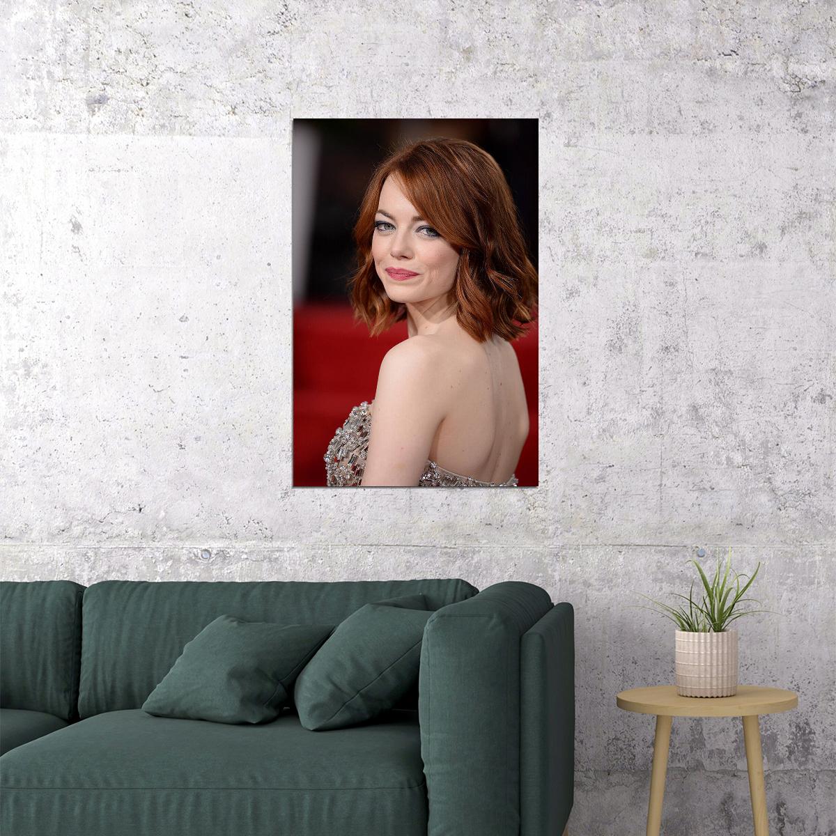 Emma Stone Celebrity Cinema Actor Artist Poster Wall Art Print Home Wall Decor - xonomax