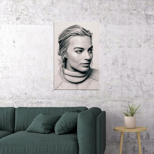 Margot Robbie Celebrity Cinema Actress Producer Poster Wall Art Print Home Wall Decor - xonomax