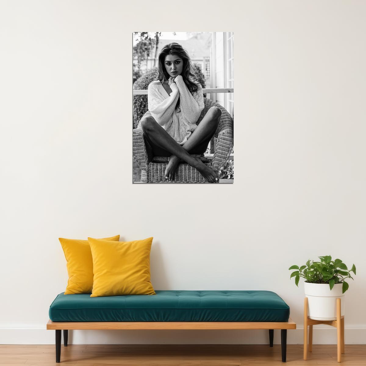 Jehane Paris Celebrity Beauty Model Beauty Poster Wall Art Print Home Wall Decor