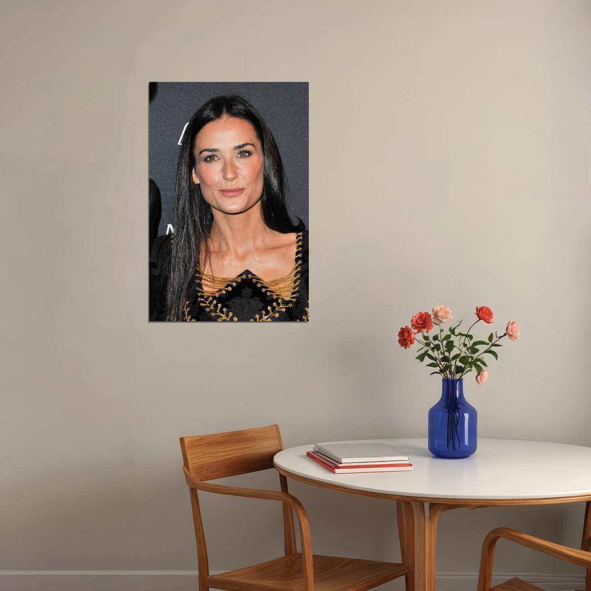 Demi Moore 80s 90s Celebrity Movie Actor Poster Wall Art Print Home Wall Decor - xonomax