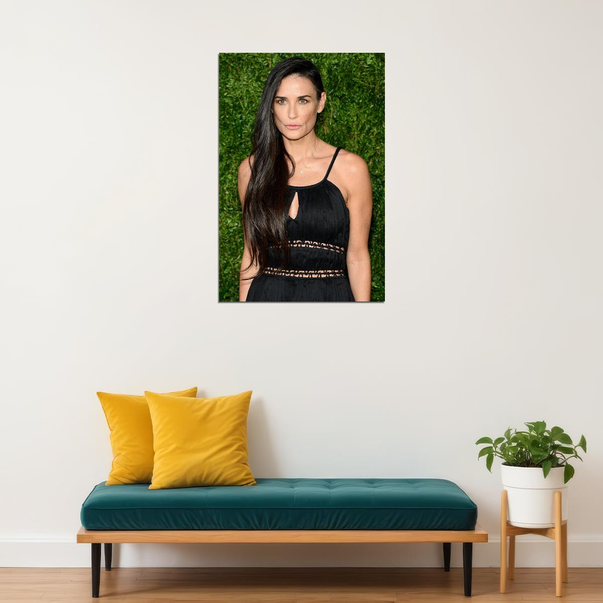 Demi Moore 80s 90s Celebrity Cinema Actor Poster Wall Art Print Home Wall Decor - xonomax